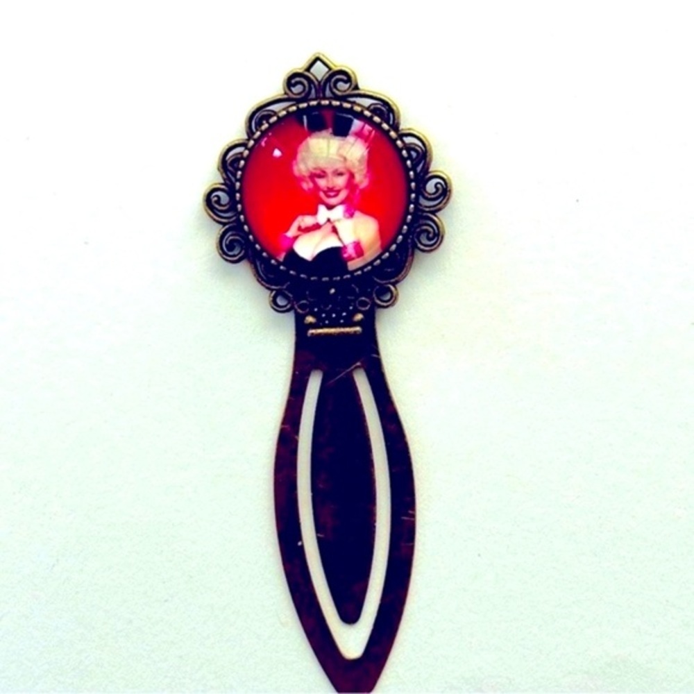Dolly Parton Retro Style Metal Bookmark, Handmade, NWT